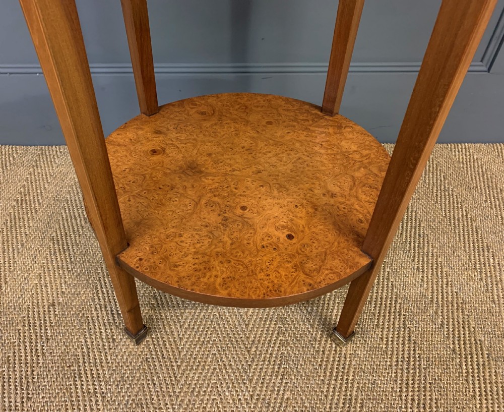 Burr Yew Wood Occasional Table View IV