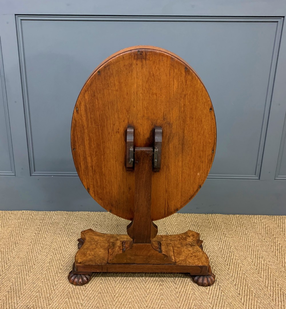 Early Victorian Burr Walnut Toilet Mirror View V