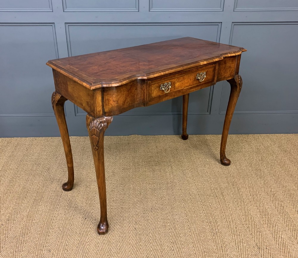 Burr Walnut Side Table