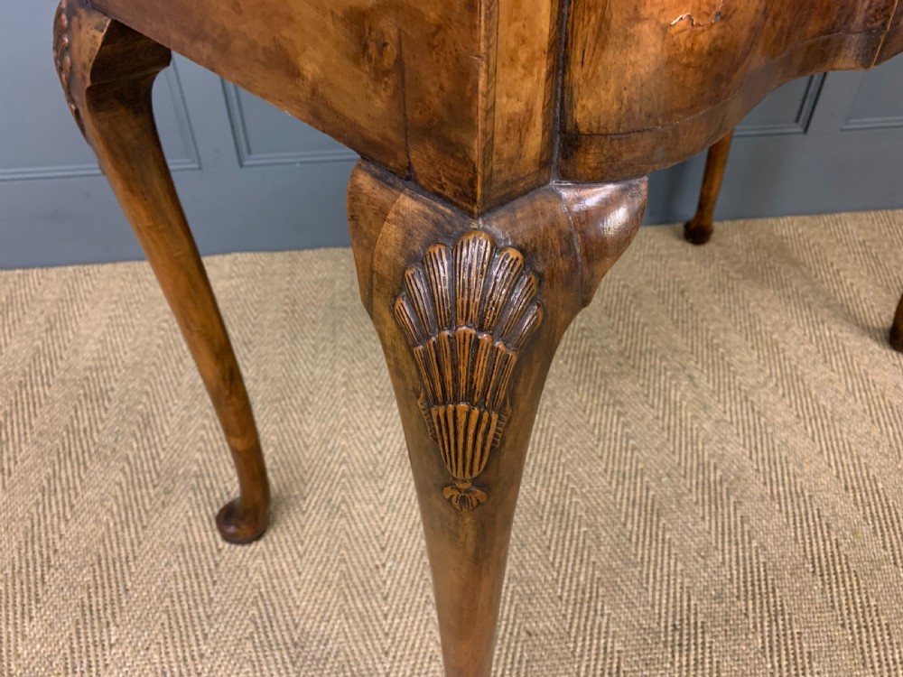 Burr Walnut Side Table View IV