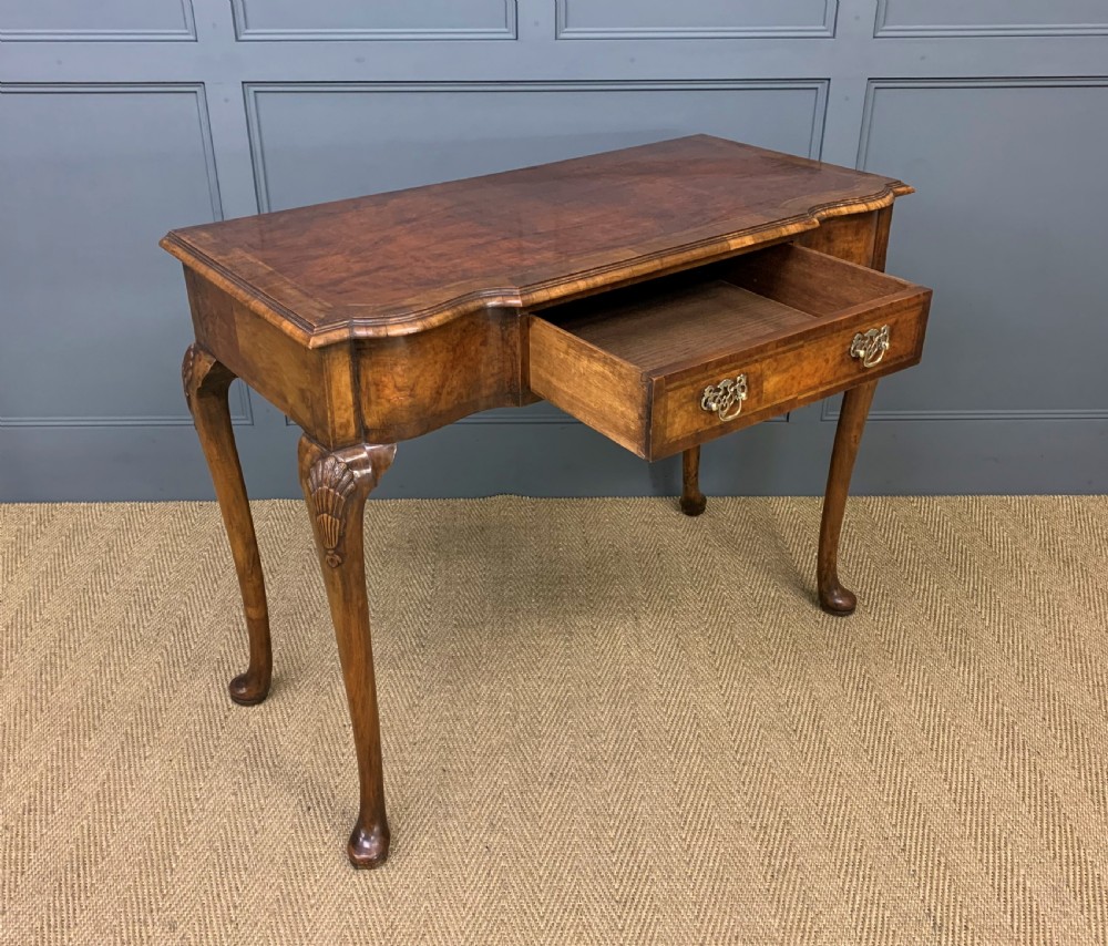 Burr Walnut Side Table View V