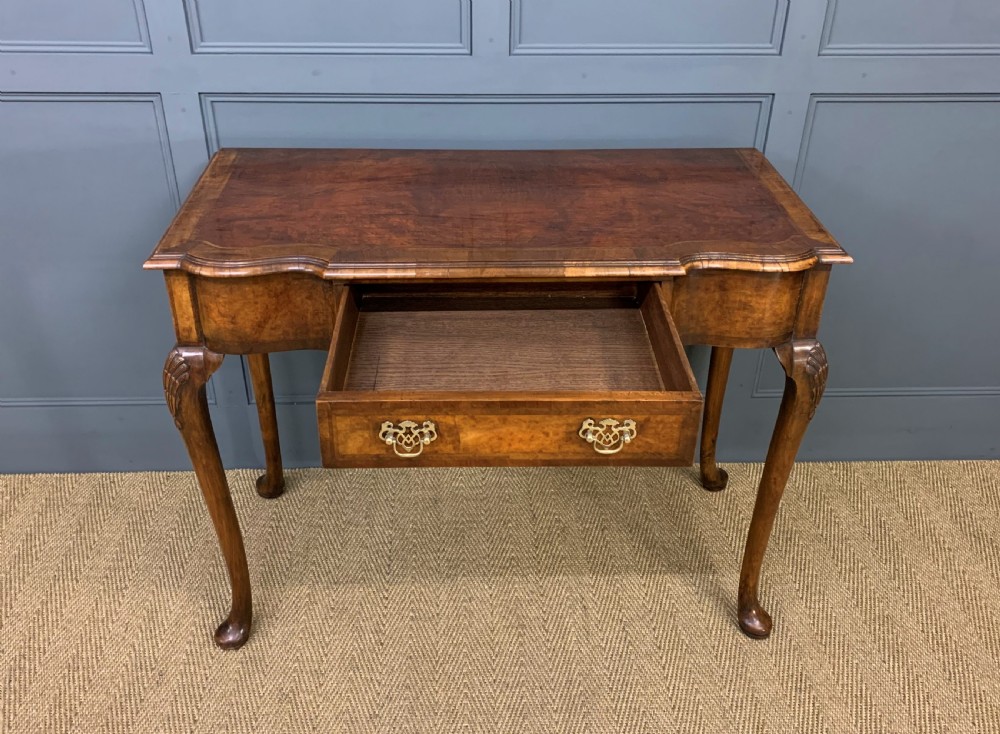 Burr Walnut Side Table View VIII