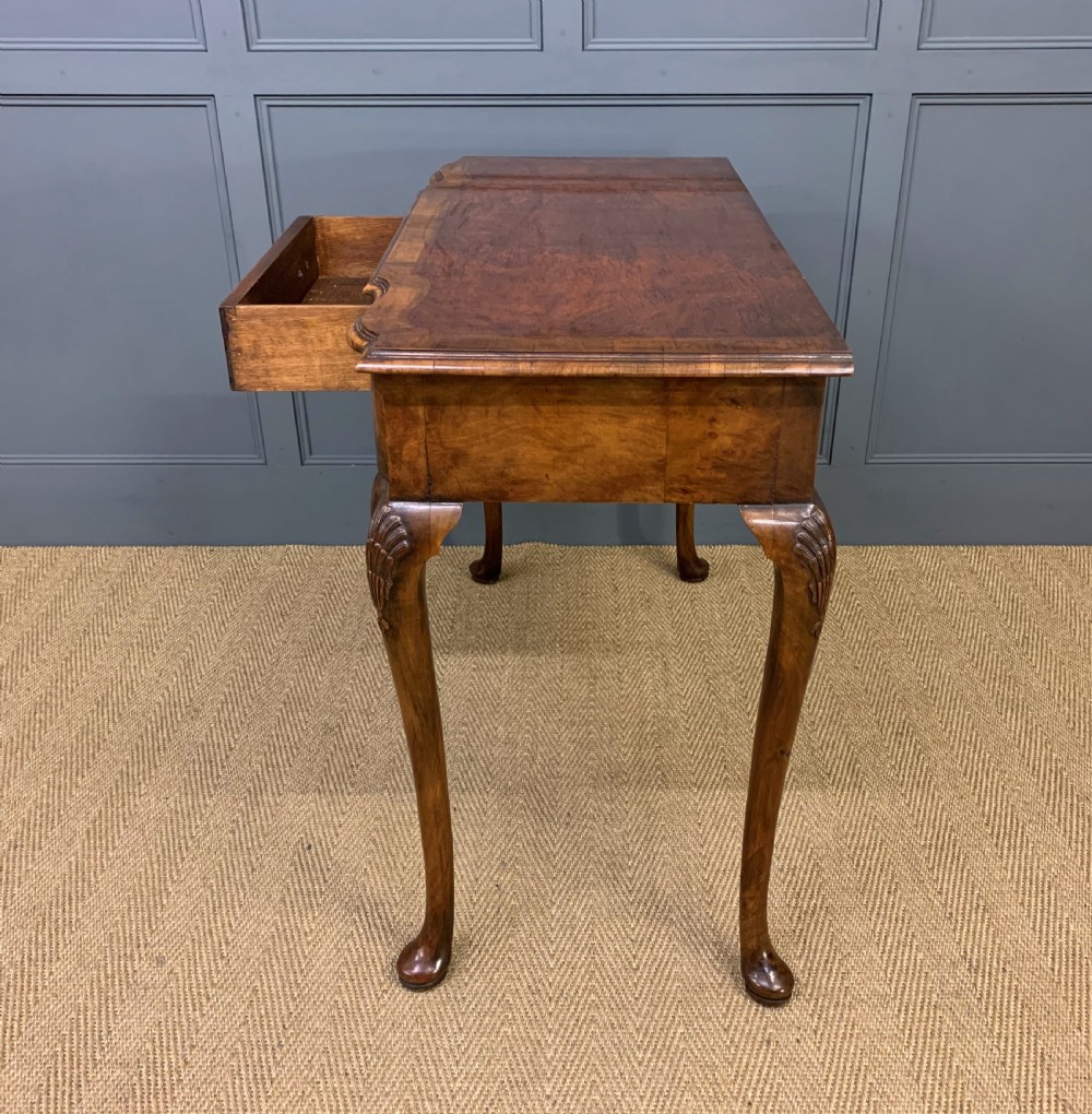 Burr Walnut Side Table View XII
