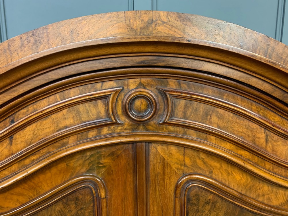 19th Century Burr Walnut Wardrobe View VII