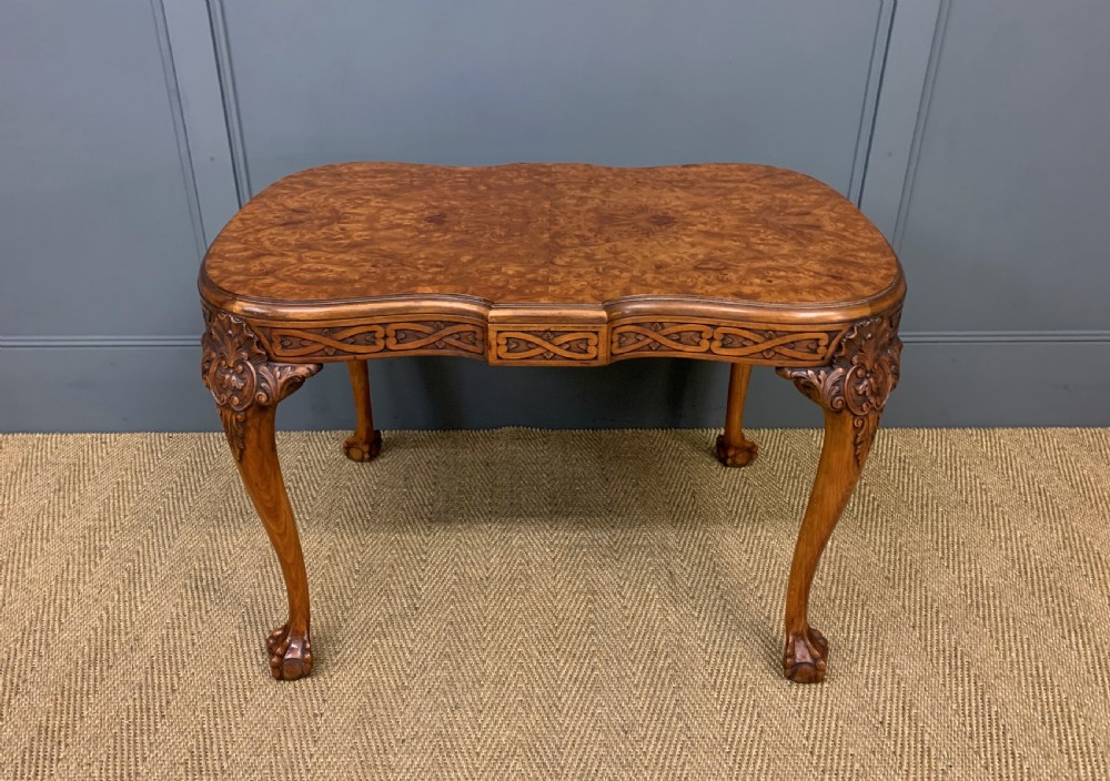 Large Sized Burr Walnut Coffee Table