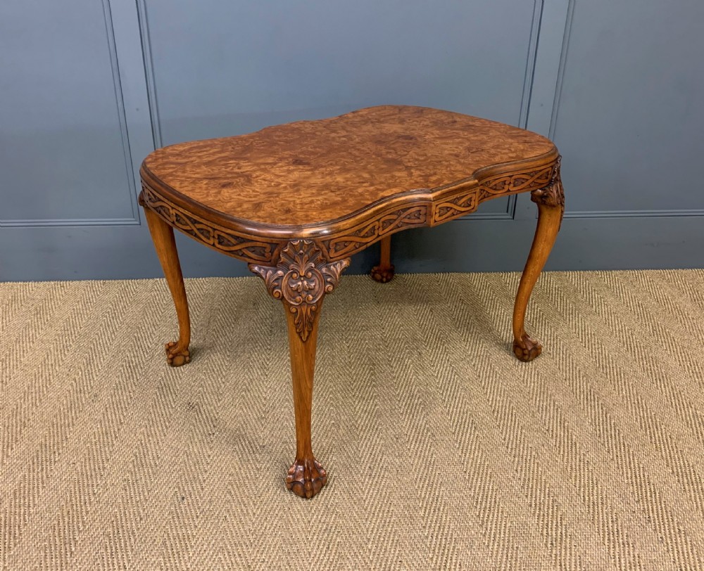 Large Sized Burr Walnut Coffee Table View II