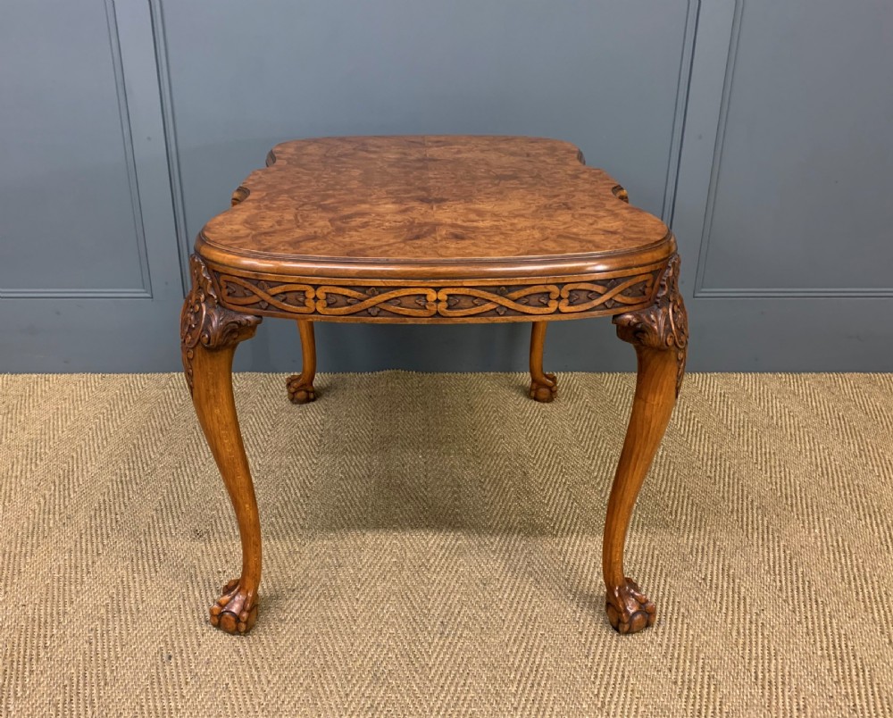 Large Sized Burr Walnut Coffee Table View IV