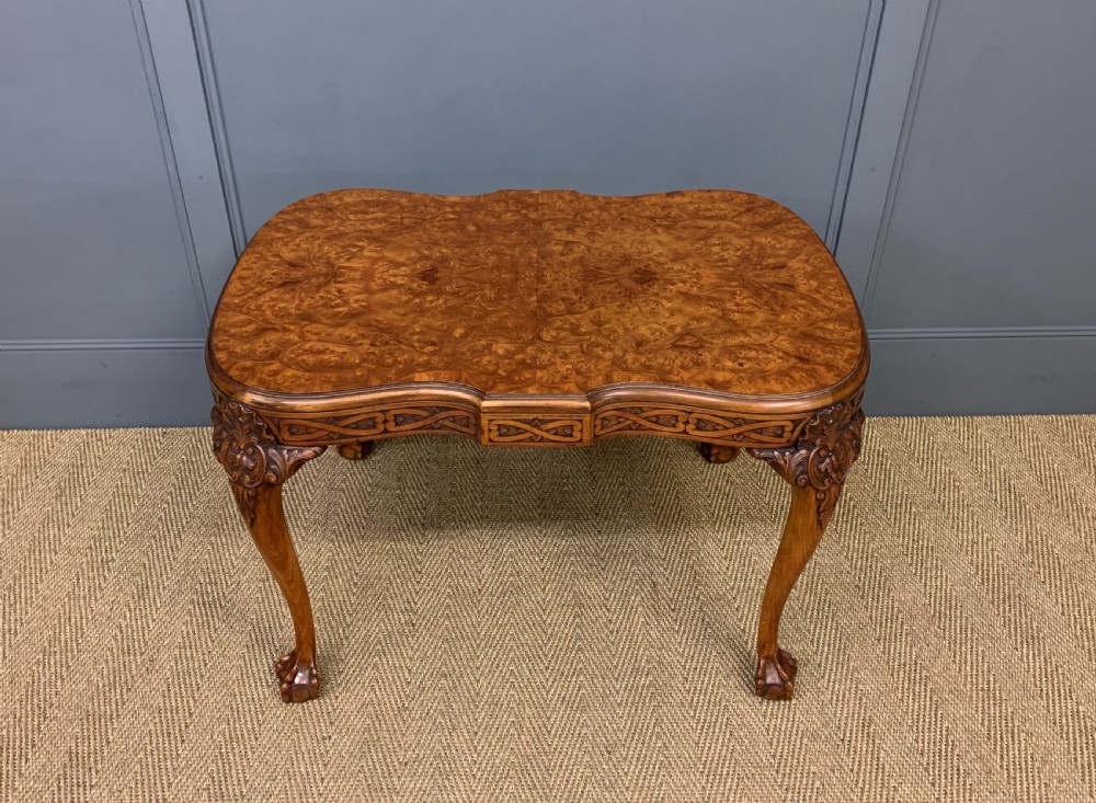 Large Sized Burr Walnut Coffee Table View VI