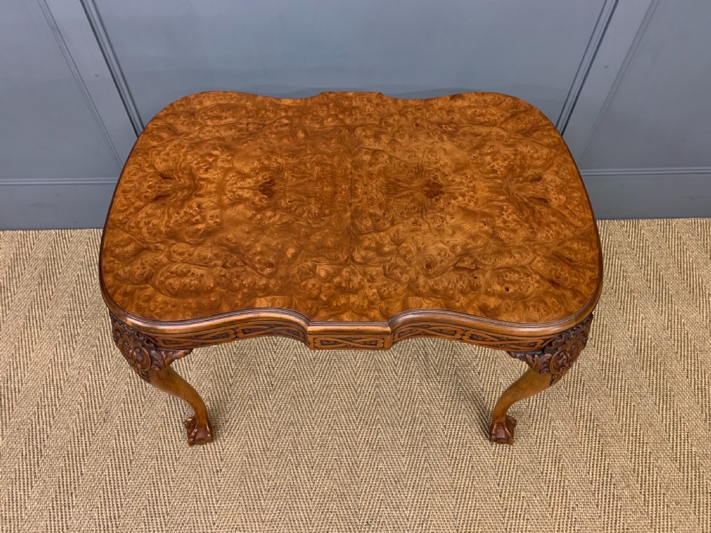 Large Sized Burr Walnut Coffee Table View VII