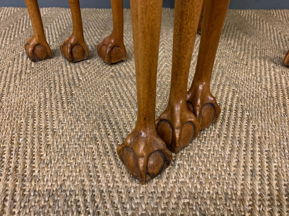 Burr Walnut Nest of 3 Tables and Matching Coffee Table View XIV