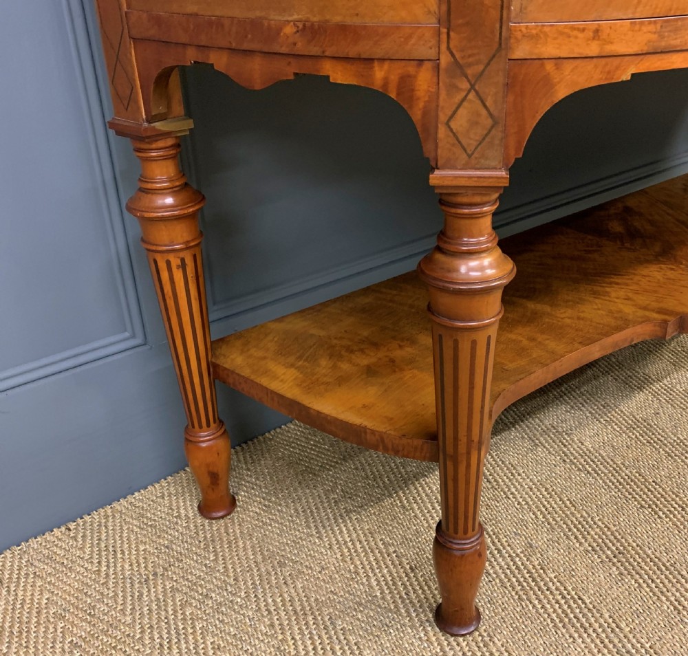 Maple and Co Inlaid Satinwood Display Cabinet View IX