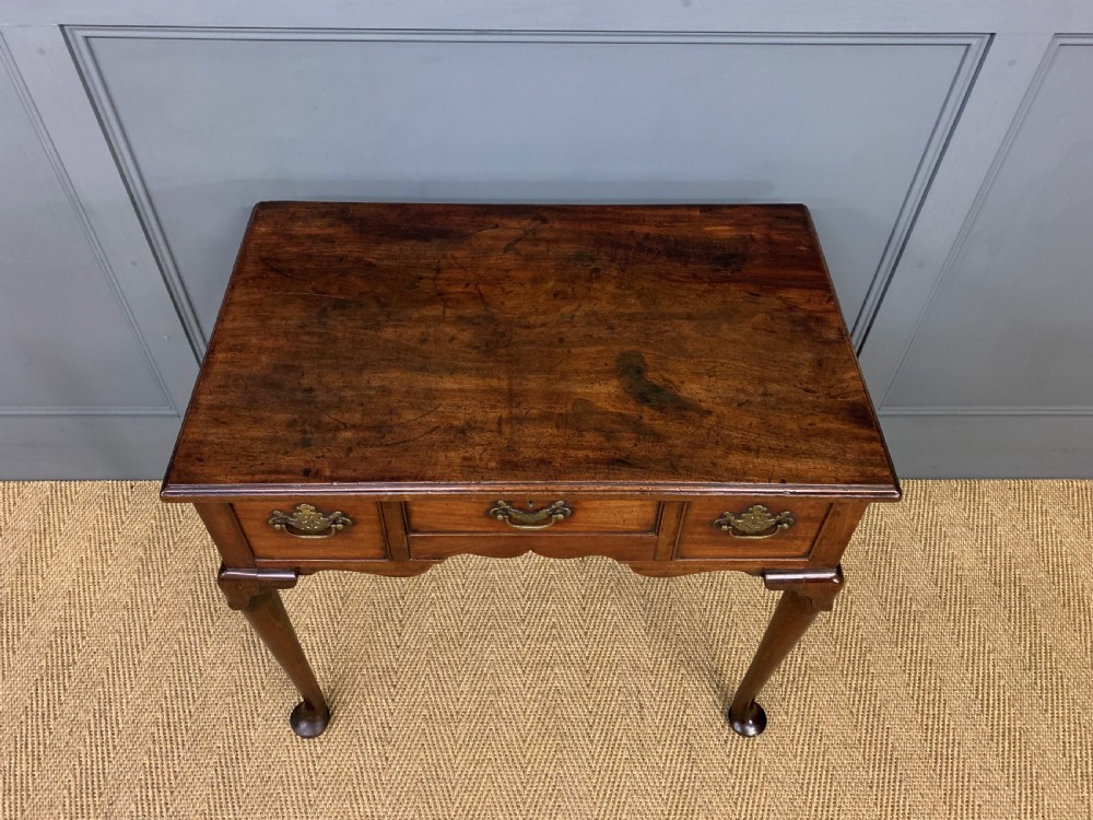 Georgian Walnut Lowboy circa 1760 View II