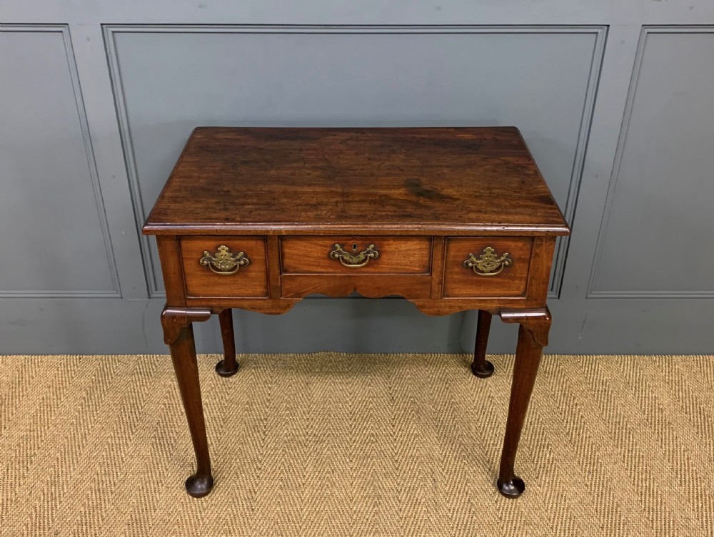 Georgian Walnut Lowboy circa 1760 View V