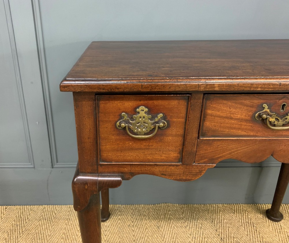 Georgian Walnut Lowboy circa 1760 View VI