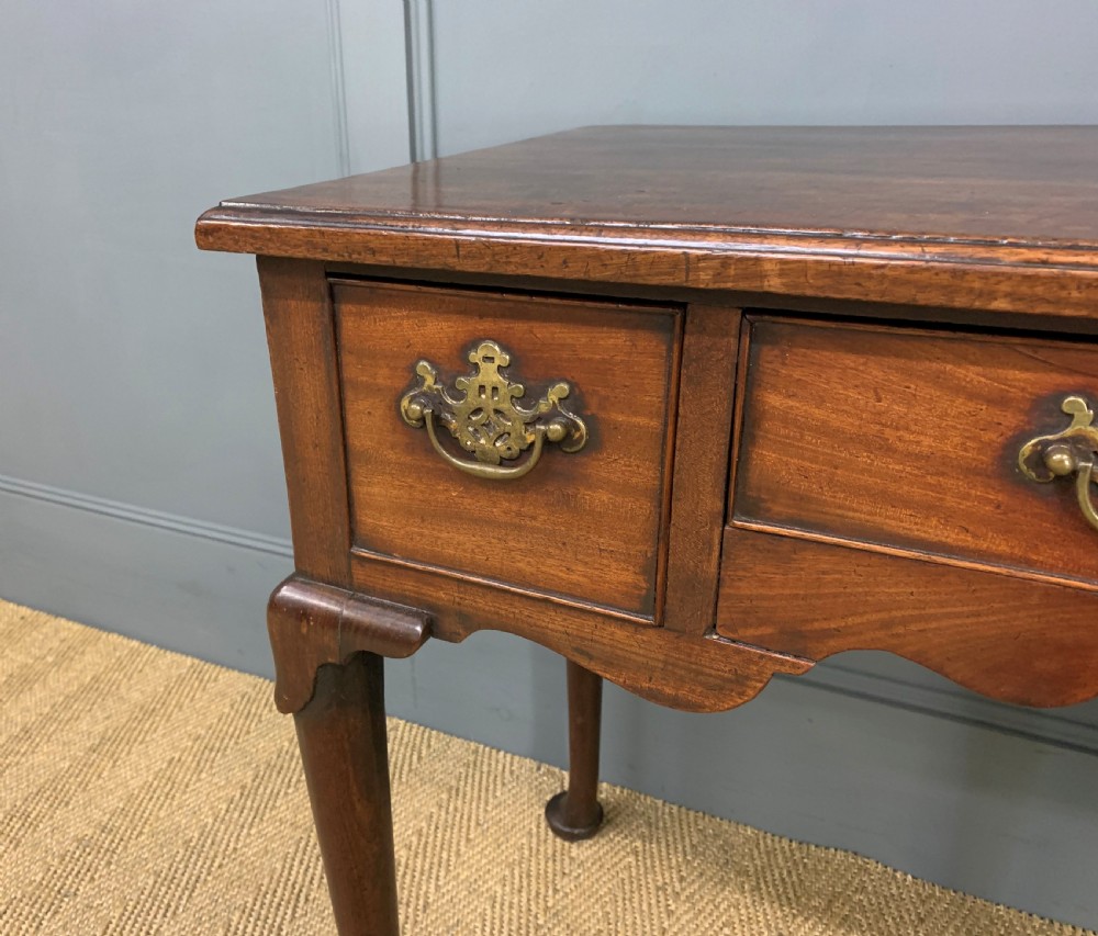 Georgian Walnut Lowboy circa 1760 View VII