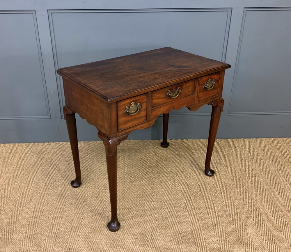 Georgian Walnut Lowboy circa 1760 View IX