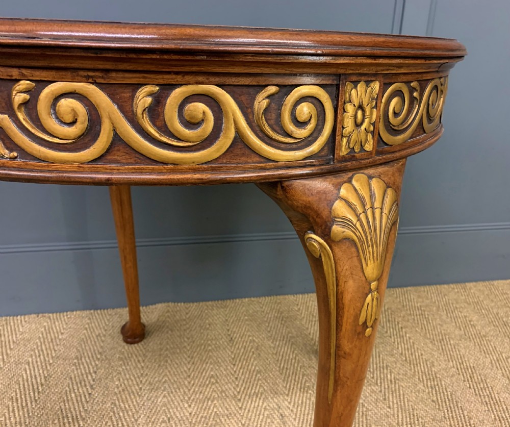 Burr Walnut Centre Table by Waring and Gillow View VIII