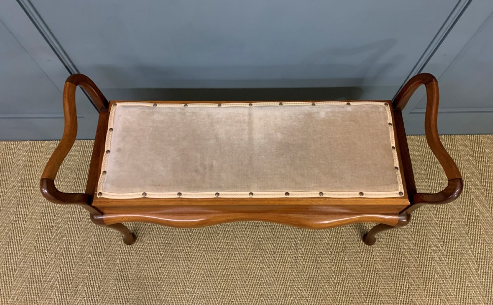 Mahogany Piano Duet Stool View II