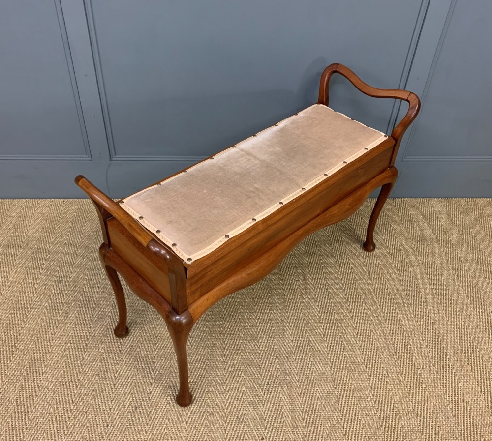 Mahogany Piano Duet Stool View IV