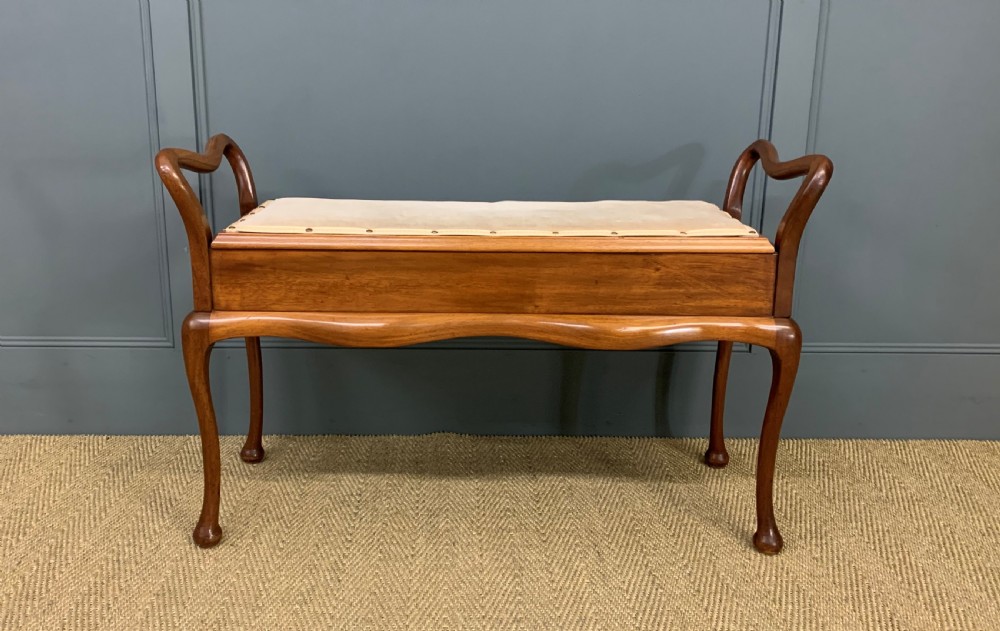 Mahogany Piano Duet Stool View VII