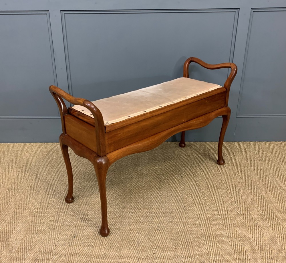 Mahogany Piano Duet Stool View IX