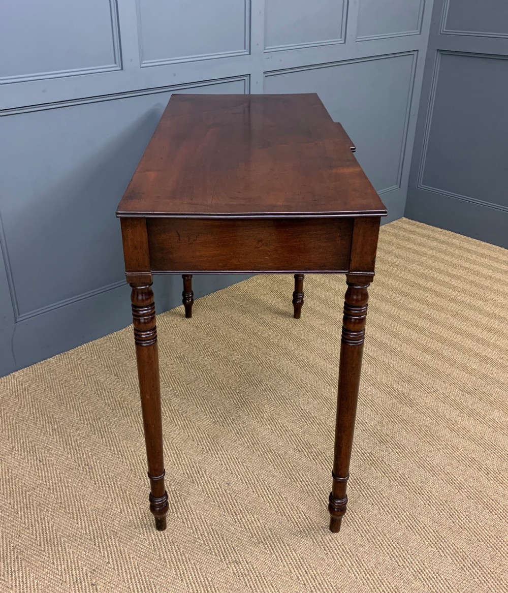 Tall Georgian Mahogany Console Table View V