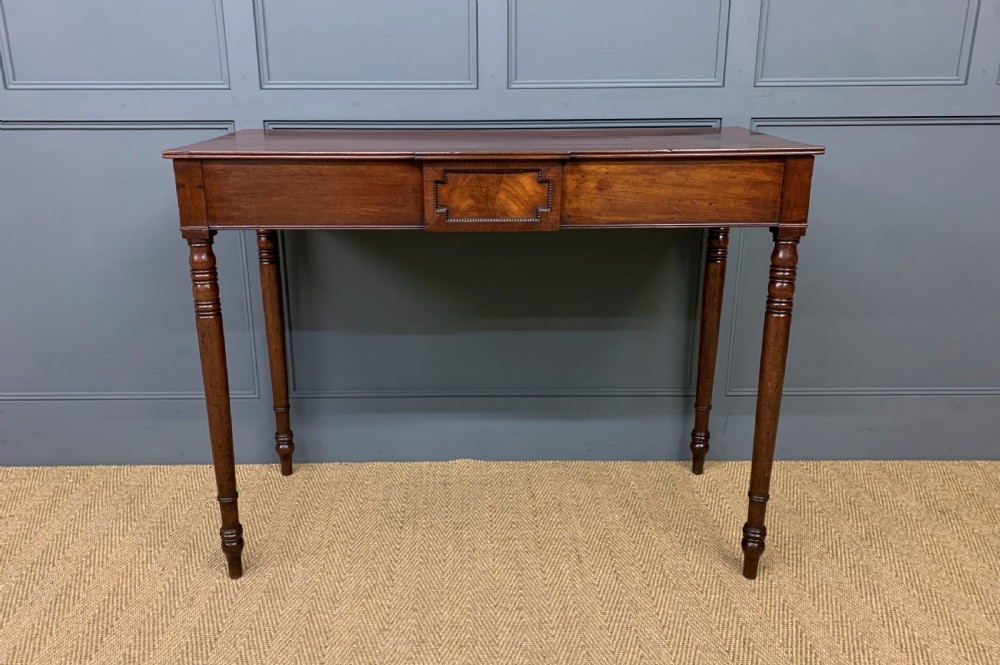 Tall Georgian Mahogany Console Table View VI