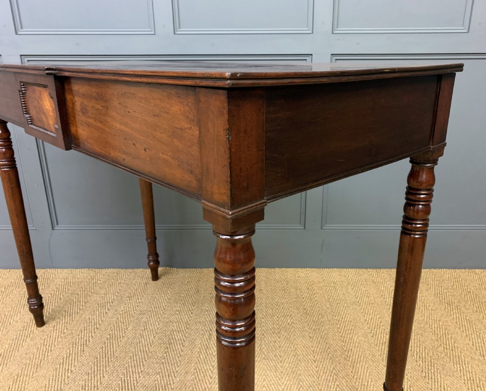 Tall Georgian Mahogany Console Table View IX