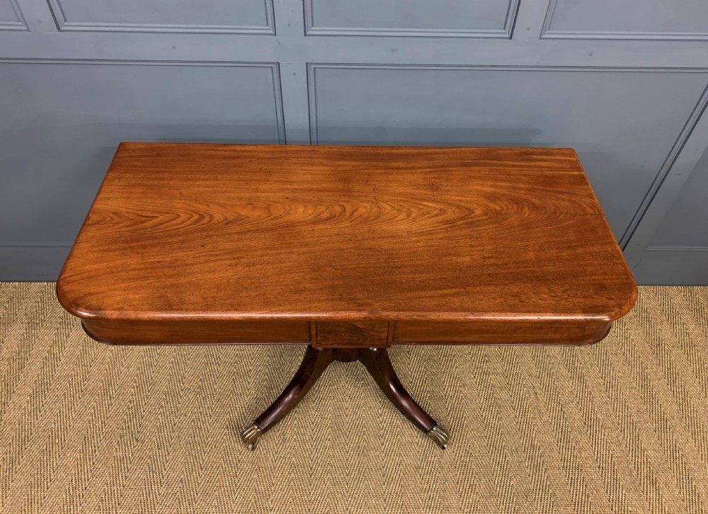 George IV Mahogany Twin Pillar Dining Table View IX