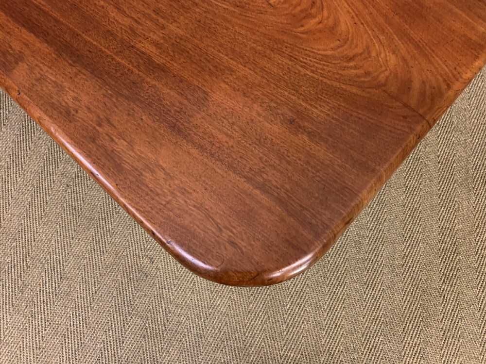 George IV Mahogany Twin Pillar Dining Table View XI