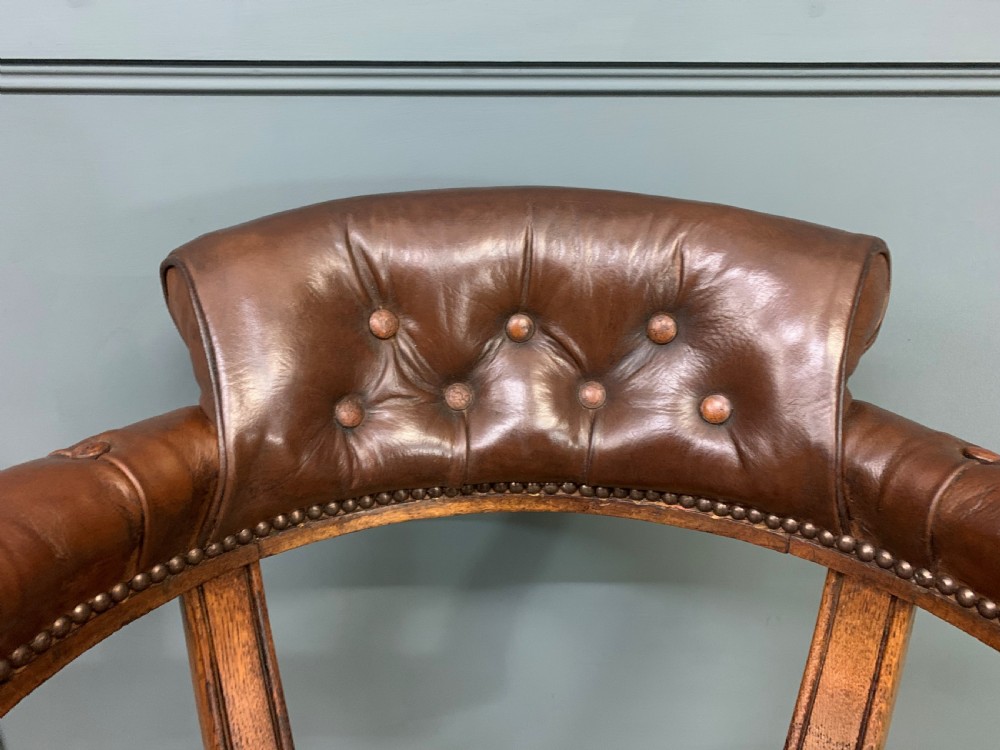 Revolving Desk Chair by Jas Shoolbred and Co. View III