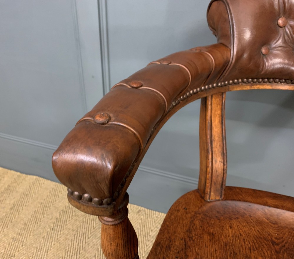 Revolving Desk Chair by Jas Shoolbred and Co. View IV