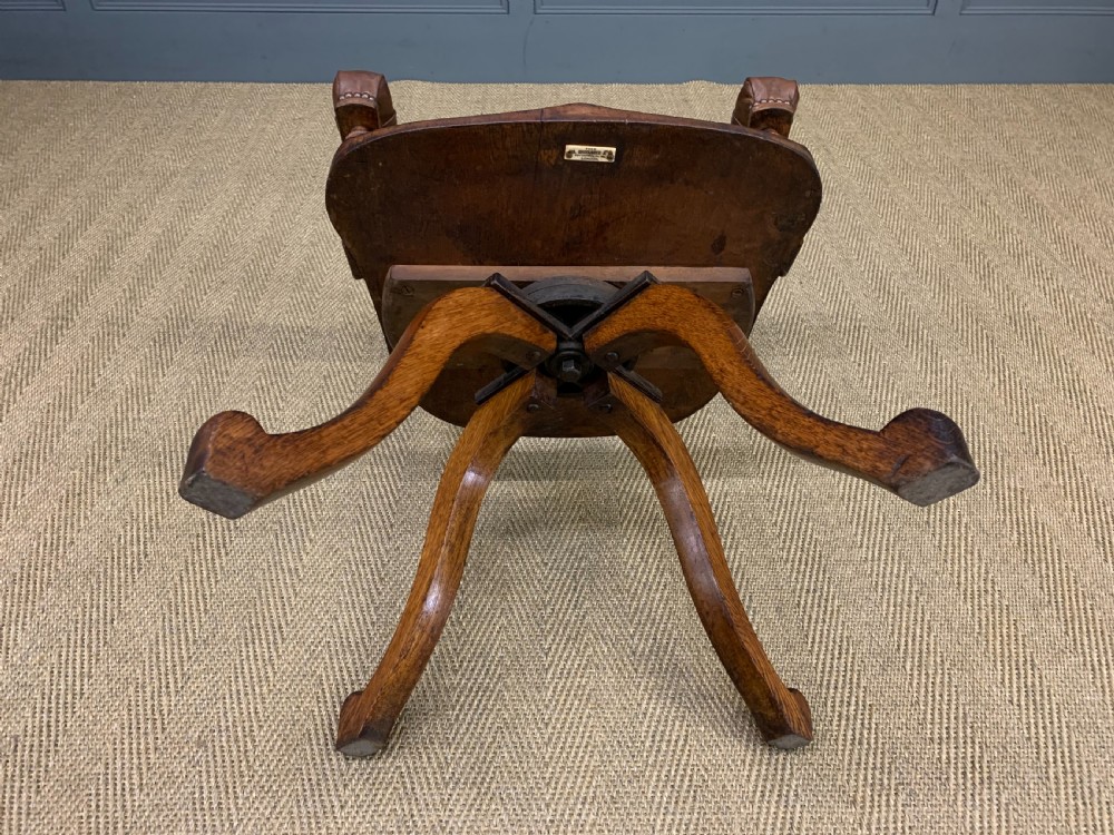 Revolving Desk Chair by Jas Shoolbred and Co. View XI