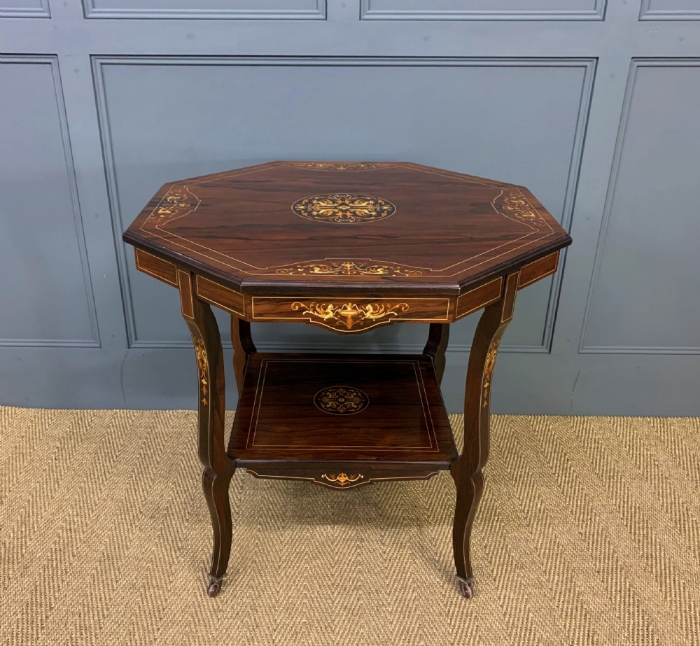 Inlaid Rosewood Table by James Shoolbred