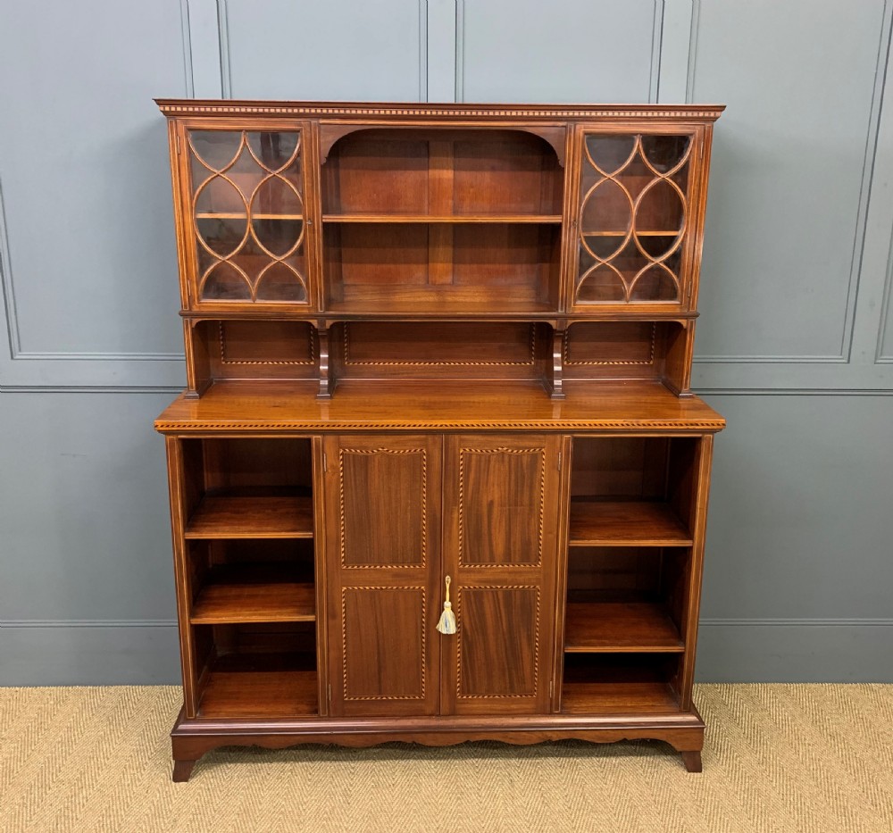 Edwardian Inlaid Mahogany Chiffonier View II
