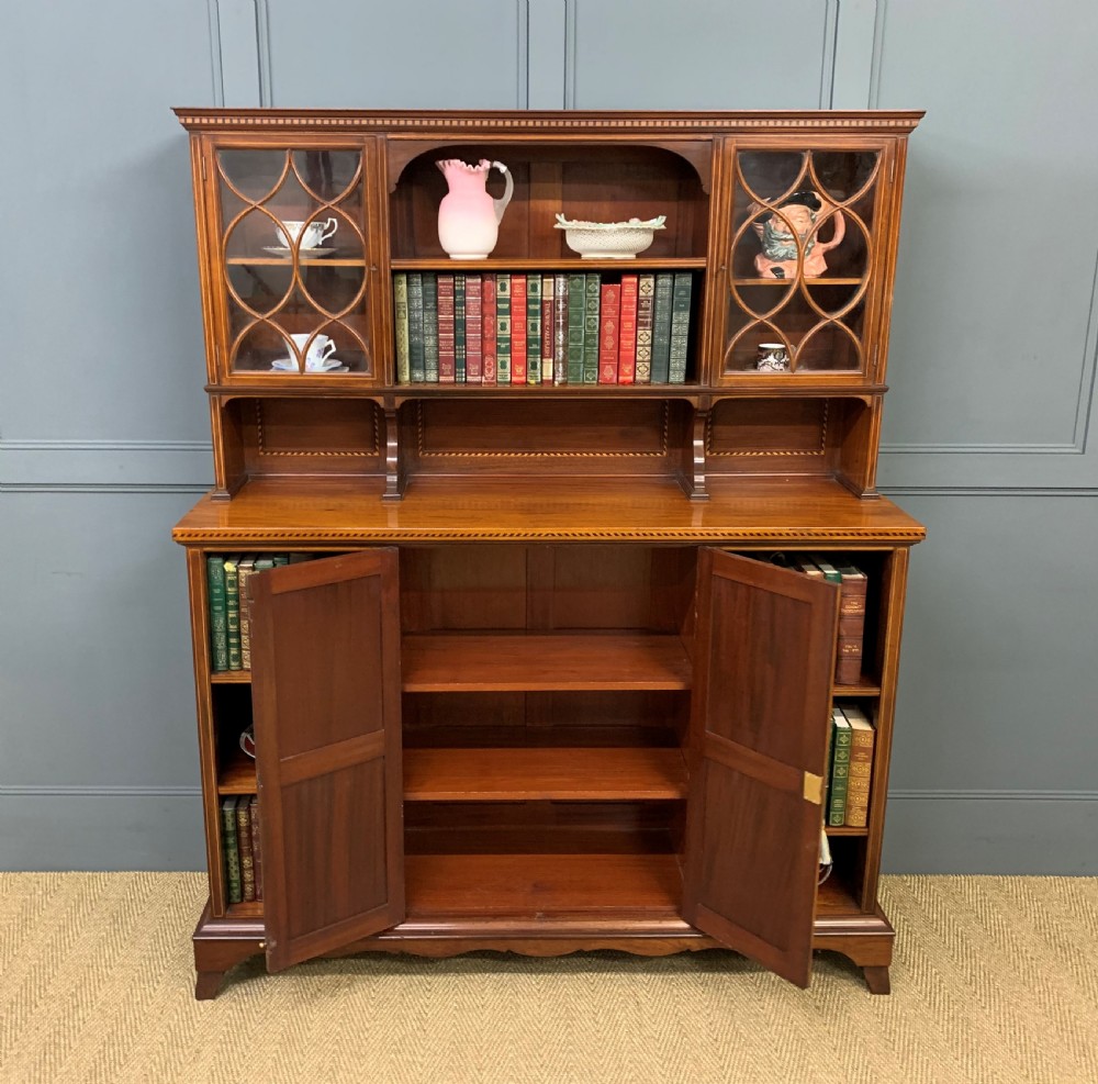 Edwardian Inlaid Mahogany Chiffonier View V