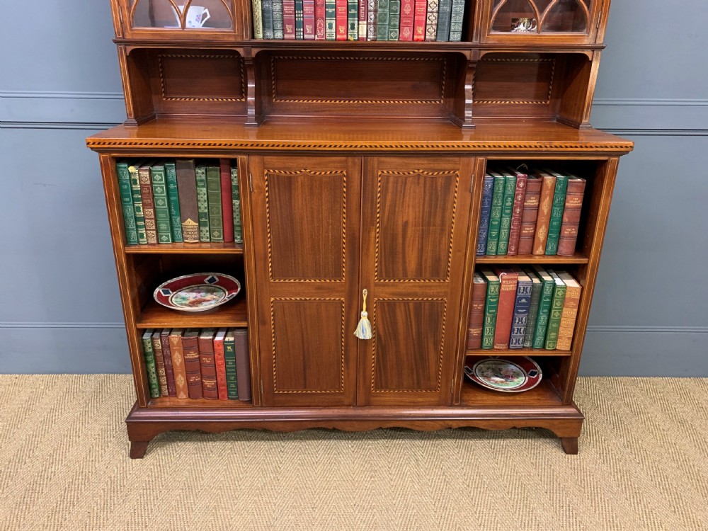 Edwardian Inlaid Mahogany Chiffonier View VII