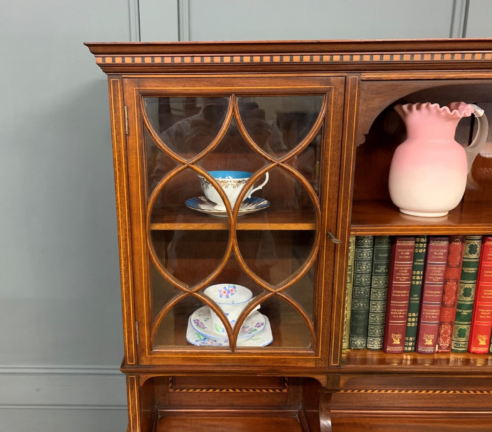 Edwardian Inlaid Mahogany Chiffonier View XII