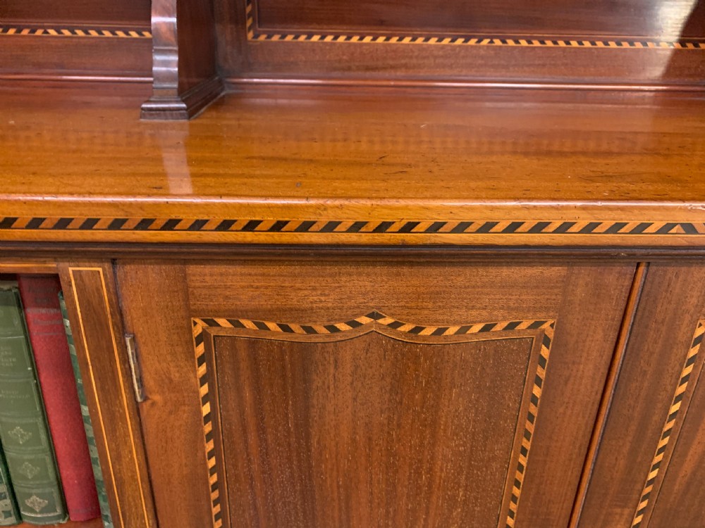 Edwardian Inlaid Mahogany Chiffonier View XIV