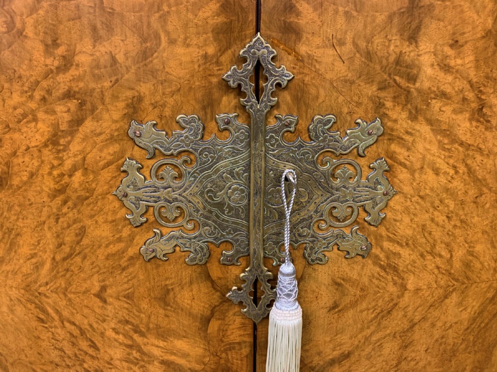 Large Burr Walnut Cocktail Cabinet View IX