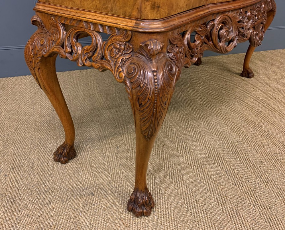 Large Burr Walnut Cocktail Cabinet View XVI