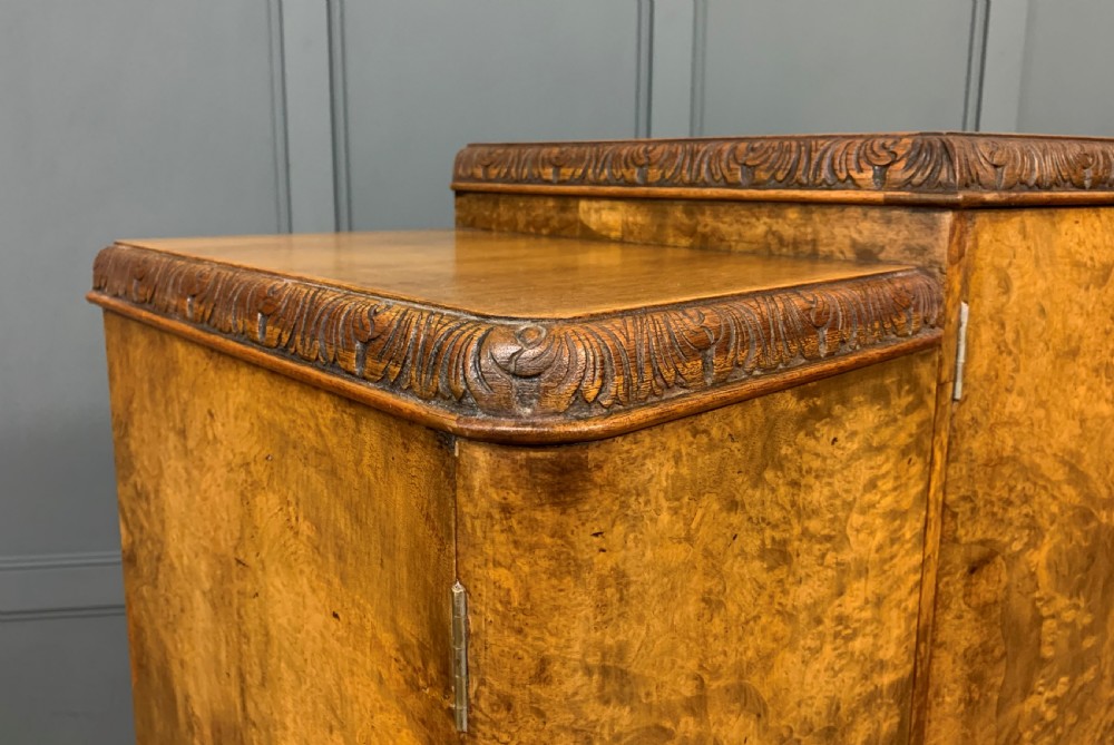 Large Burr Walnut Cocktail Cabinet View XVIII
