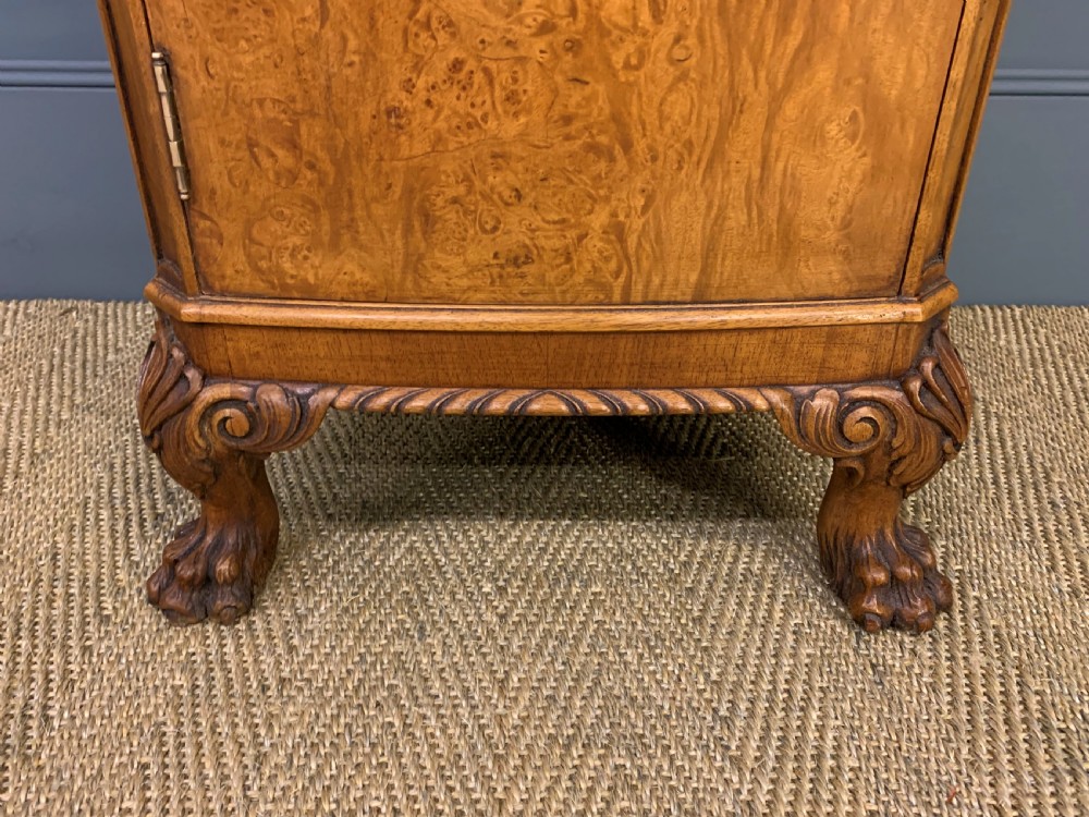 Pair of Burr Walnut Bedside Cupboards View IV