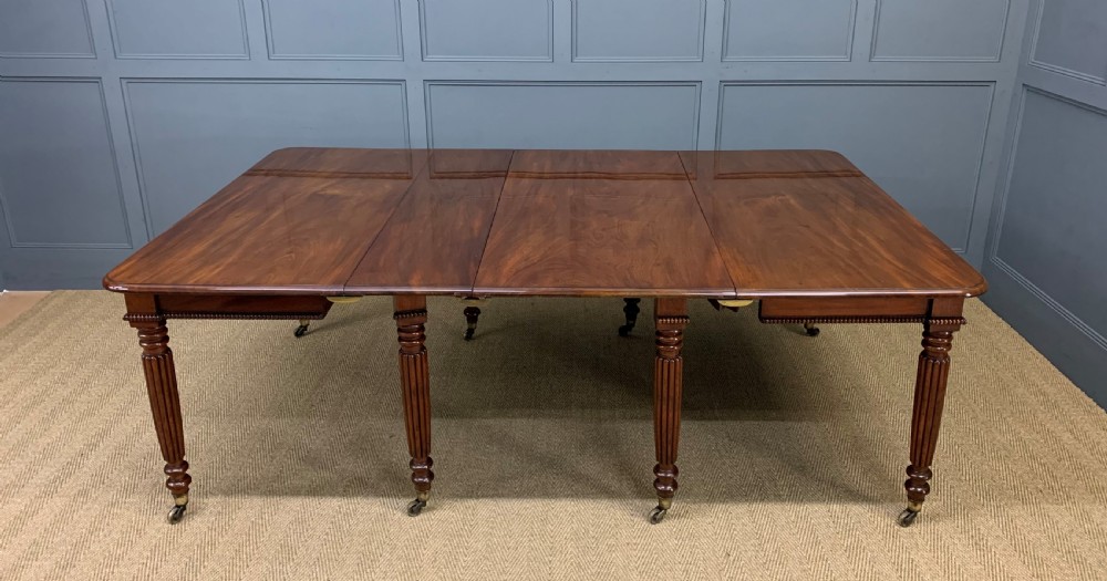 Gillows Style Regency Mahogany Dining Table View II