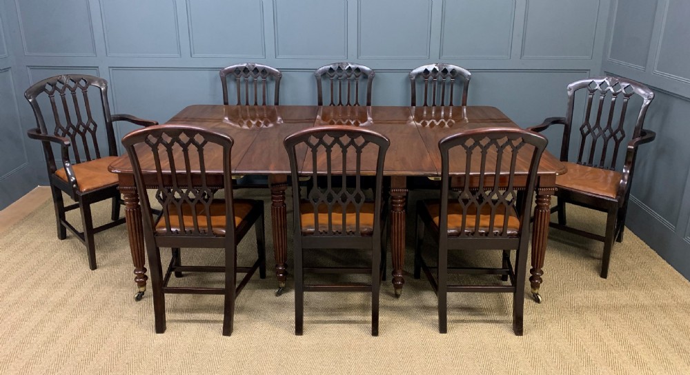 Gillows Style Regency Mahogany Dining Table View IV