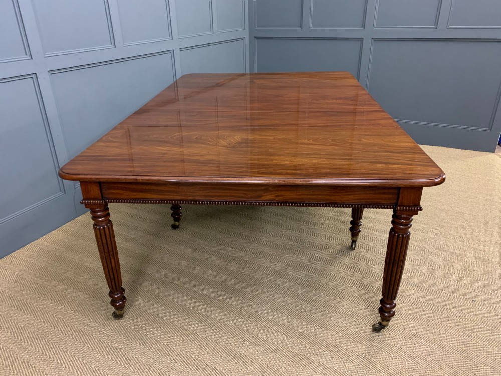 Gillows Style Regency Mahogany Dining Table View XVII