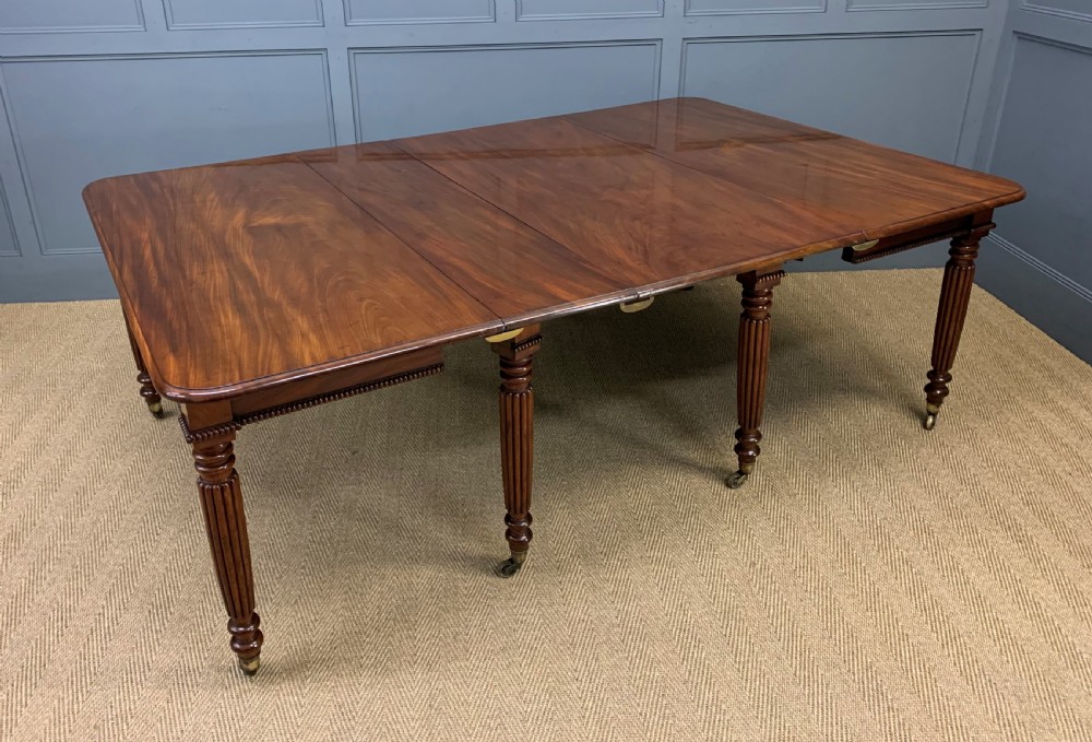 Gillows Style Regency Mahogany Dining Table View XVIII