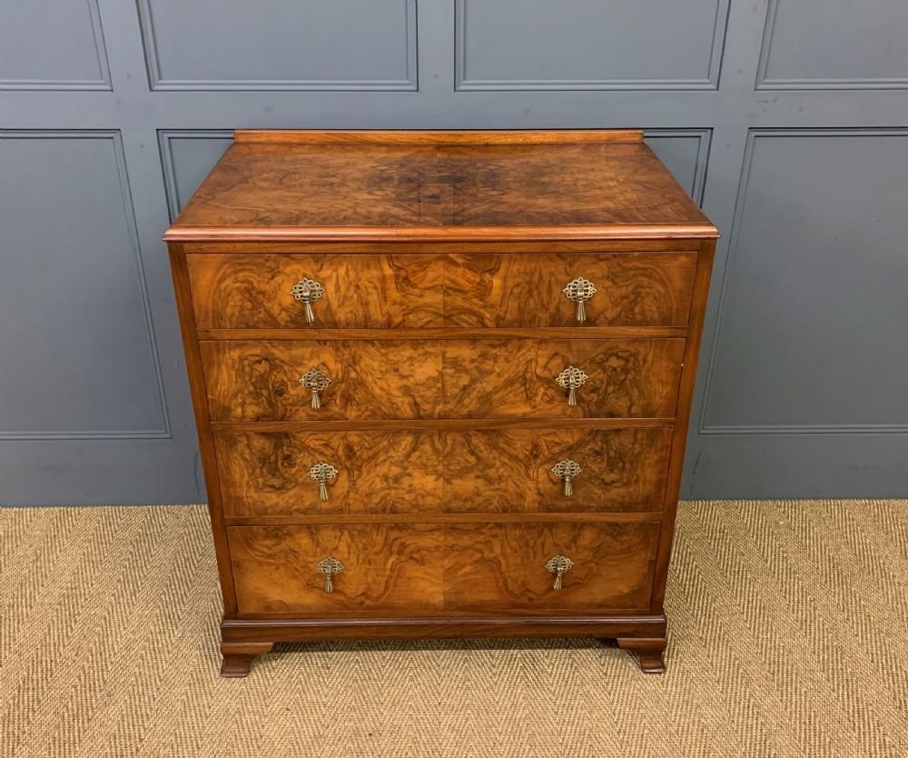 Burr Walnut Chest of Drawers View II