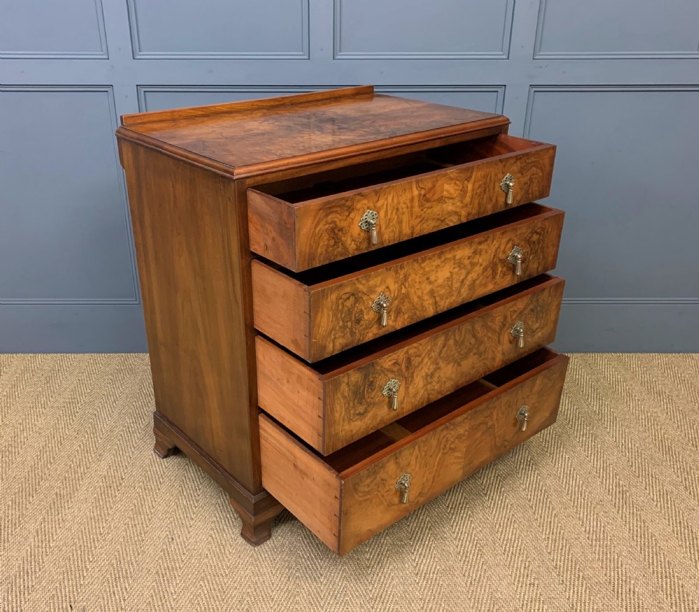 Burr Walnut Chest of Drawers View IV