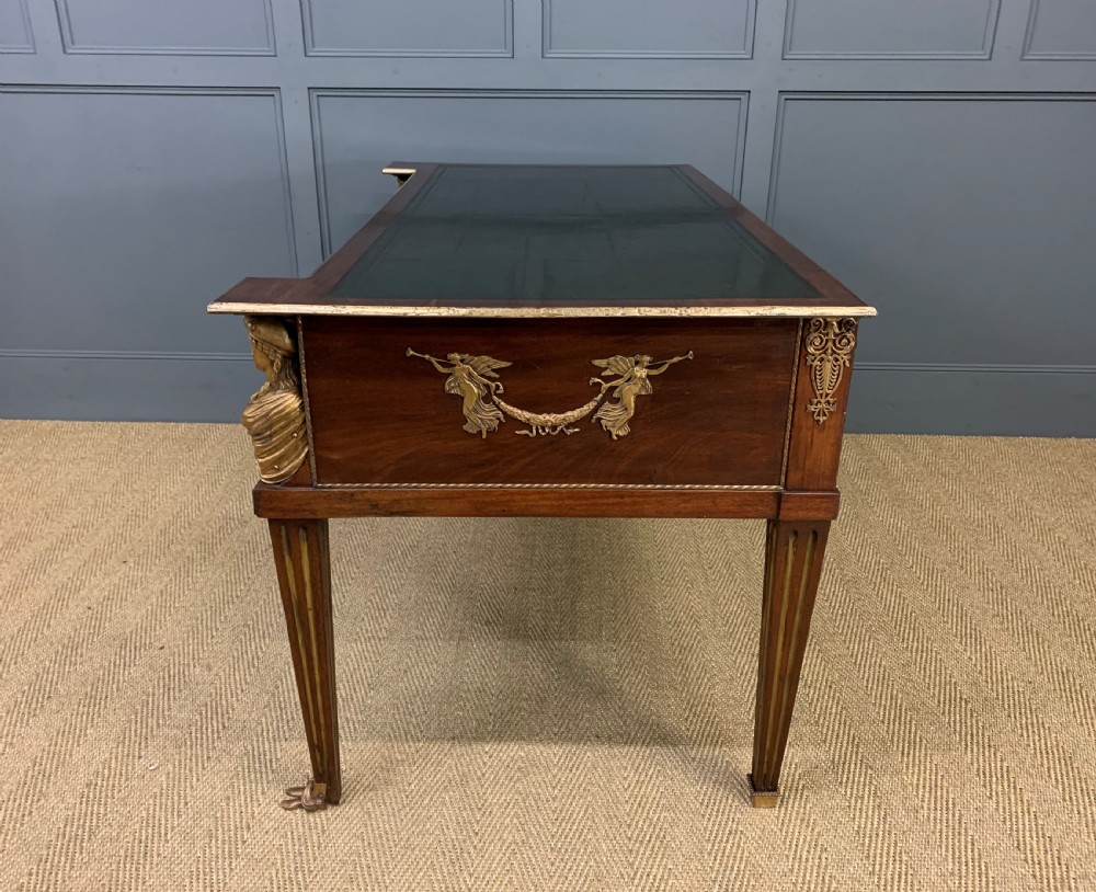 French Empire Style Mahogany Writing Desk View V